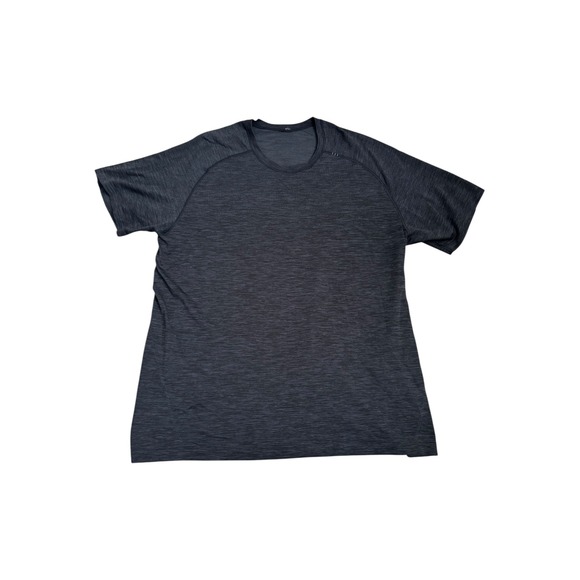 Lululemon Metal Vent T Shirt  Short Sleeve Activewear Top Black Mens Size XXL - Picture 1 of 4
